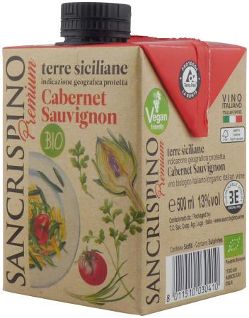 サンクリスピーノ・プレミアム・オーガニック・ロッソNV 500ml ※ケース10本入り※バラ出荷不可(10本の倍数でご注文ください。)