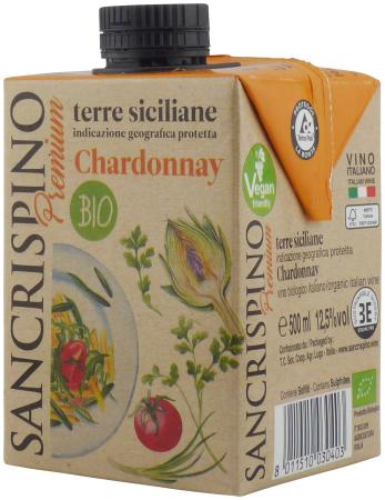 サンクリスピーノ・プレミアム・オーガニック・ビアンコNV  500ml ※ケース10本入り※バラ出荷不可(10本の倍数でご注文ください。)